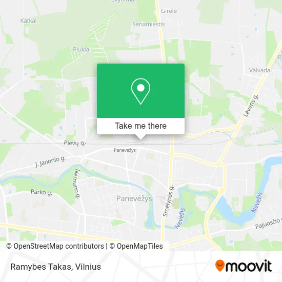 Ramybes Takas map