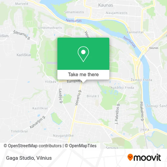 Gaga Studio map