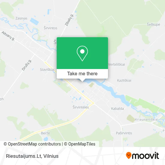 Riesutaijums.Lt map