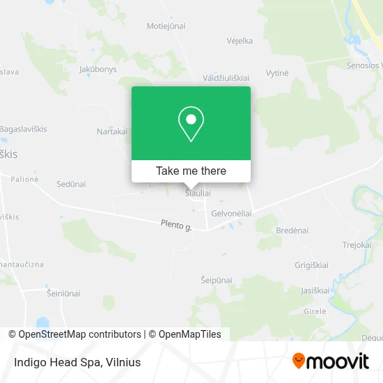 Indigo Head Spa map