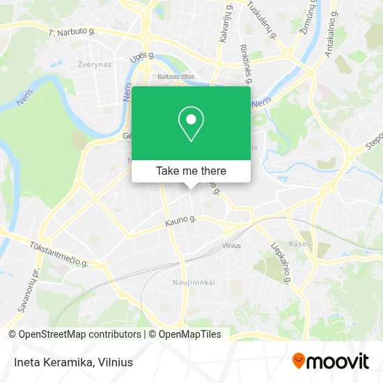 Ineta Keramika map