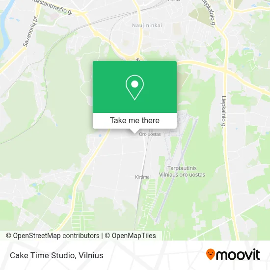 Cake Time Studio map