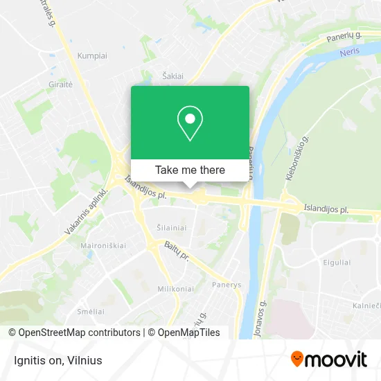 Ignitis on map