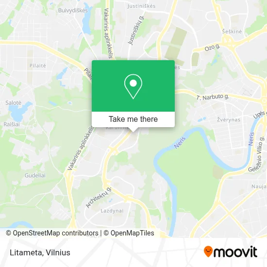Litameta map