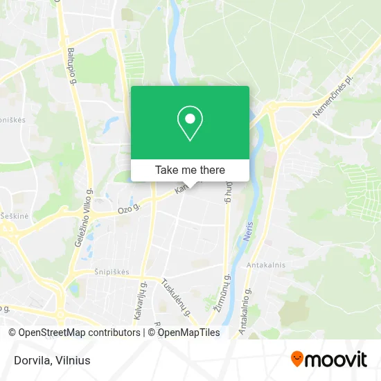 Dorvila map