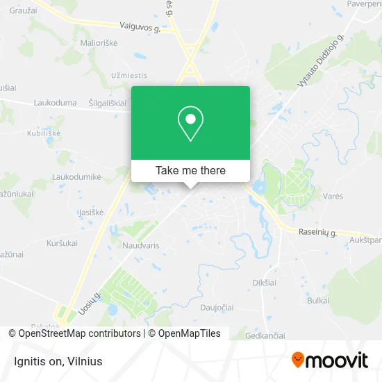 Ignitis on map