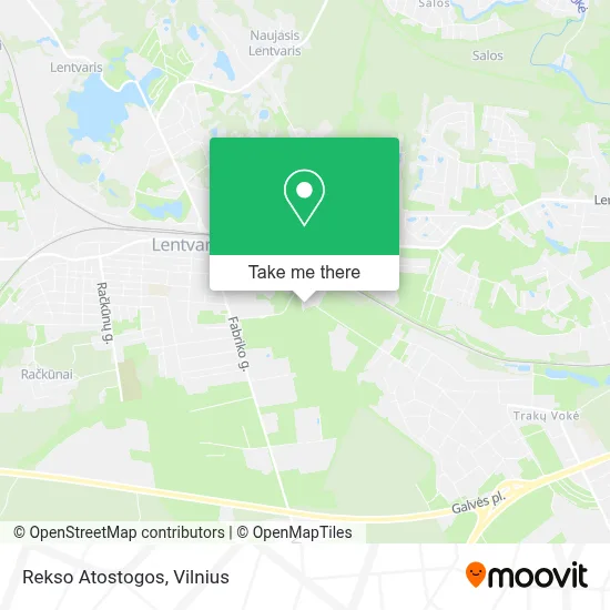 Rekso Atostogos map