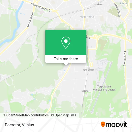 Poerator map