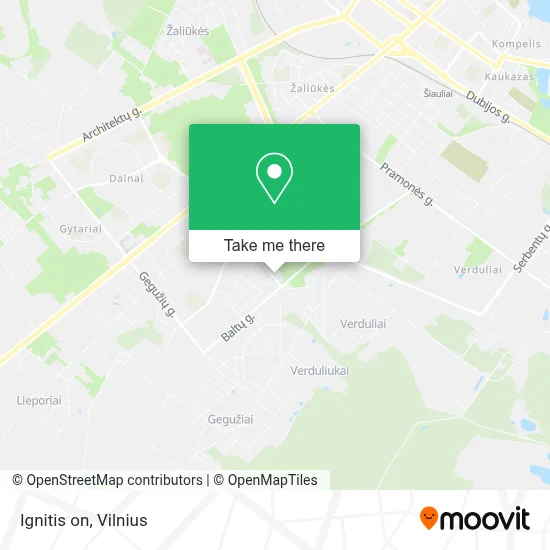 Ignitis on map