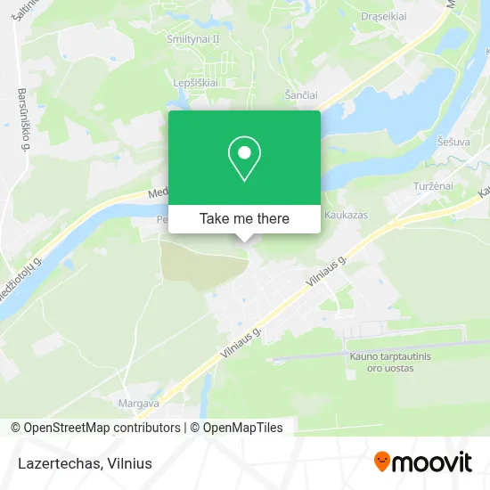 Lazertechas map