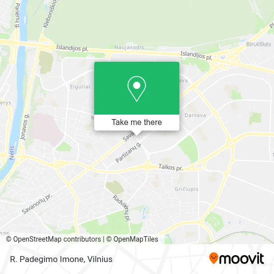 R. Padegimo Imone map