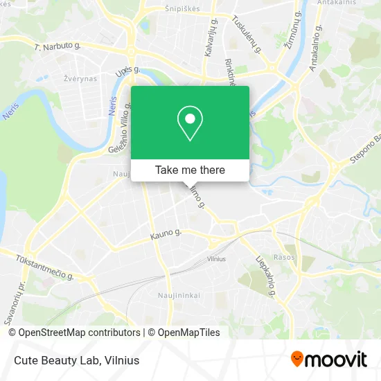Cute Beauty Lab map