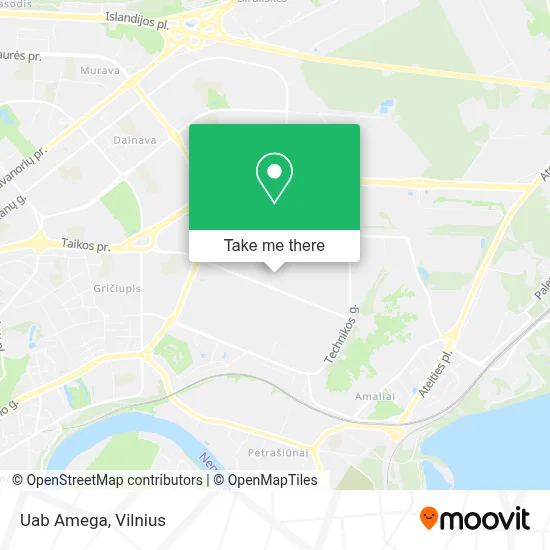 Uab Amega map
