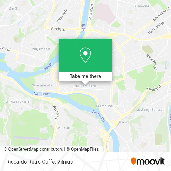 Riccardo Retro Caffe map