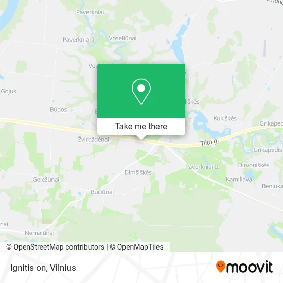 Ignitis on map
