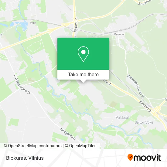 Biokuras map