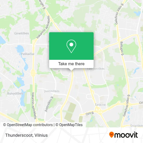 Thunderscoot map