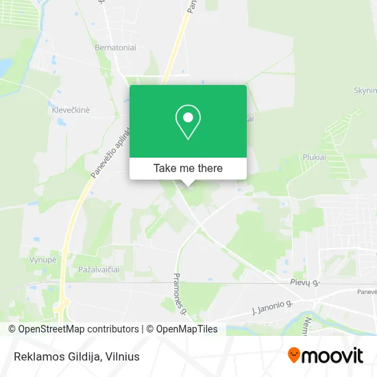 Reklamos Gildija map