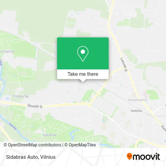 Sidabras Auto map