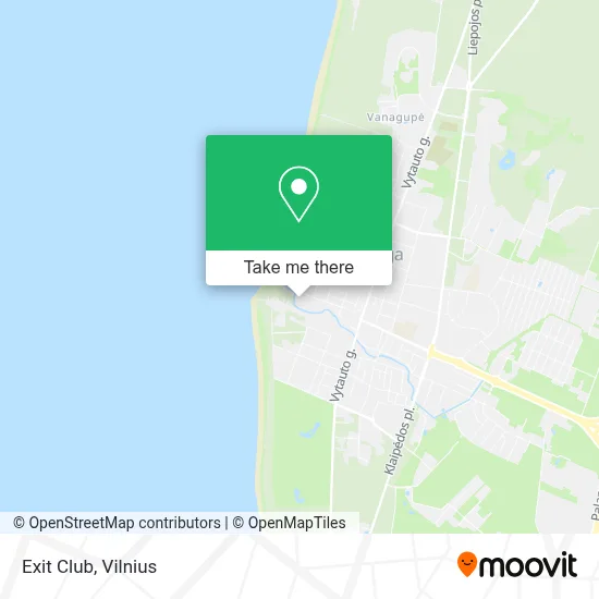 Exit Club map
