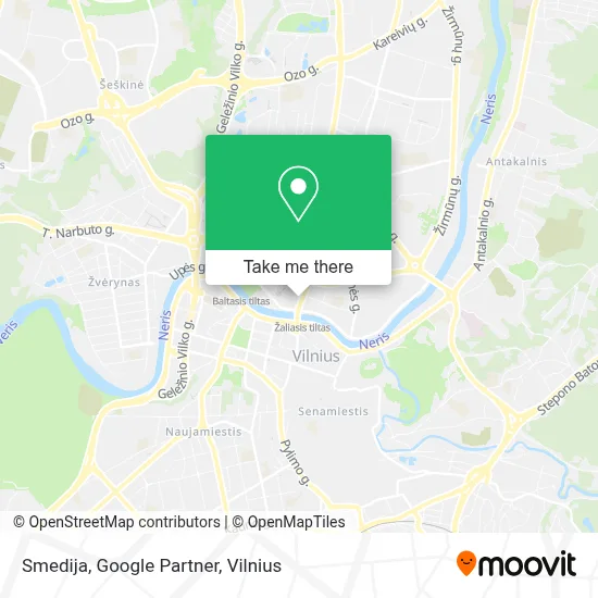 Smedija, Google Partner map