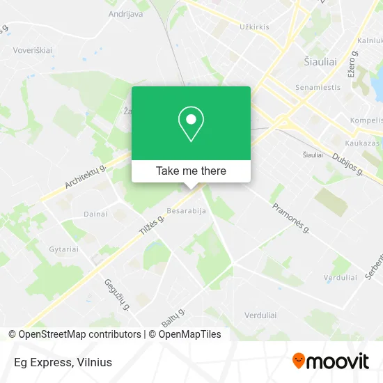 Eg Express map