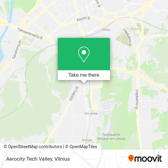 Aerocity Tech Valley map