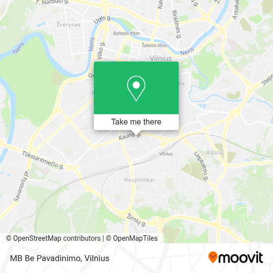 MB Be Pavadinimo map
