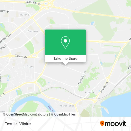 Textilis map