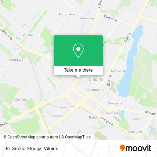 Rr Grožio Studija map
