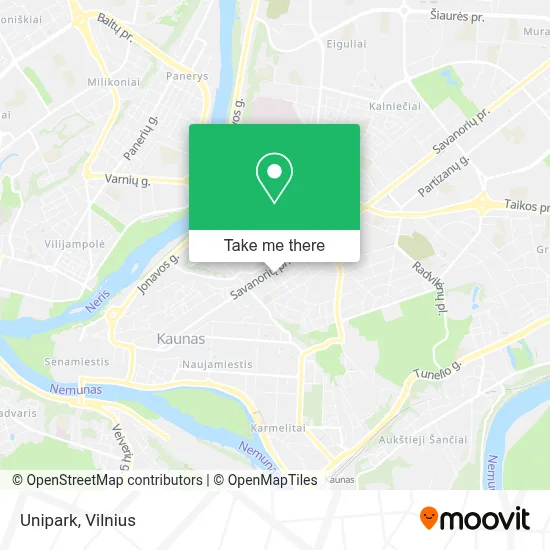 Unipark map
