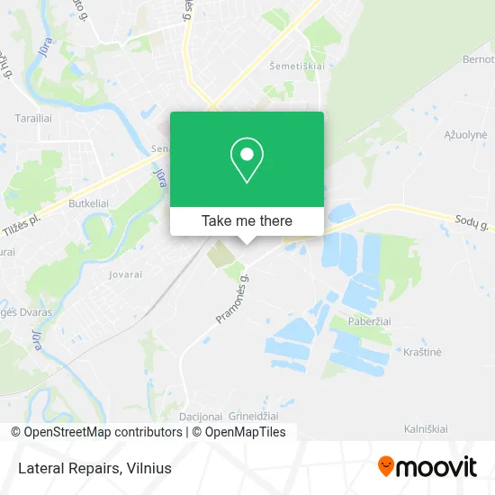 Lateral Repairs map