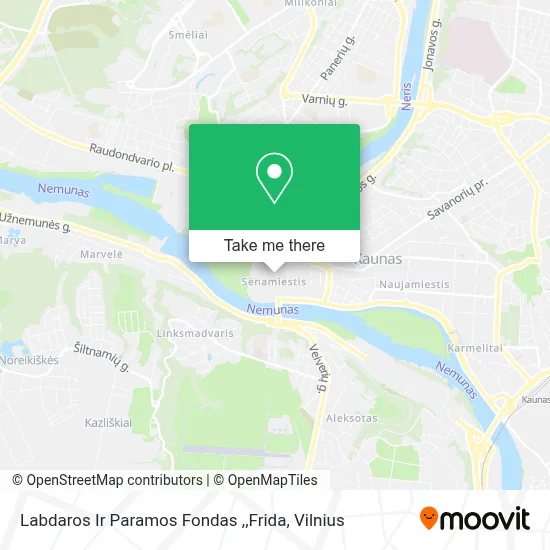 Labdaros Ir Paramos Fondas ,,Frida map