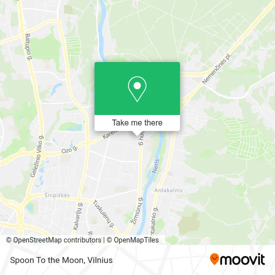 Spoon To the Moon map