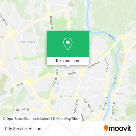 City Service map