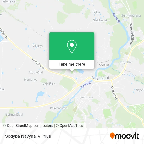 Sodyba Navyna map