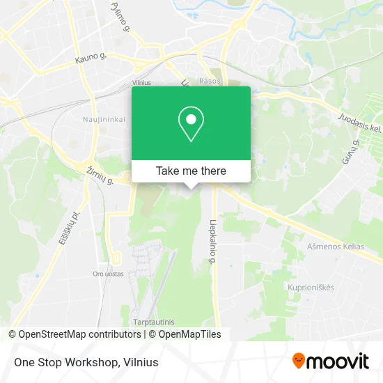 One Stop Workshop map