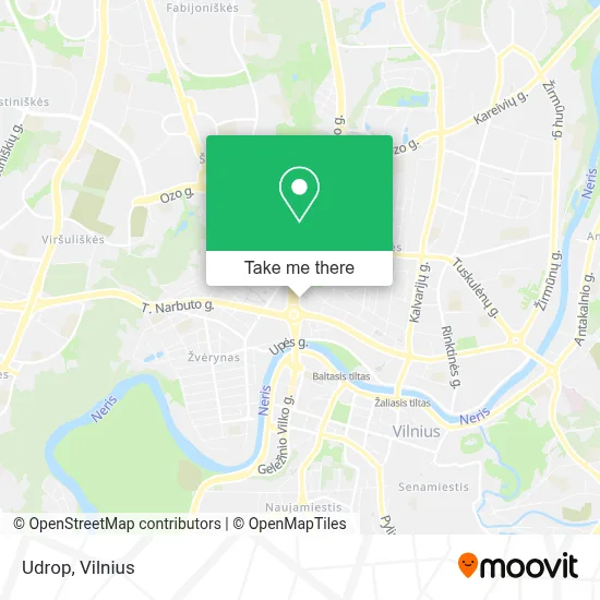 Udrop map