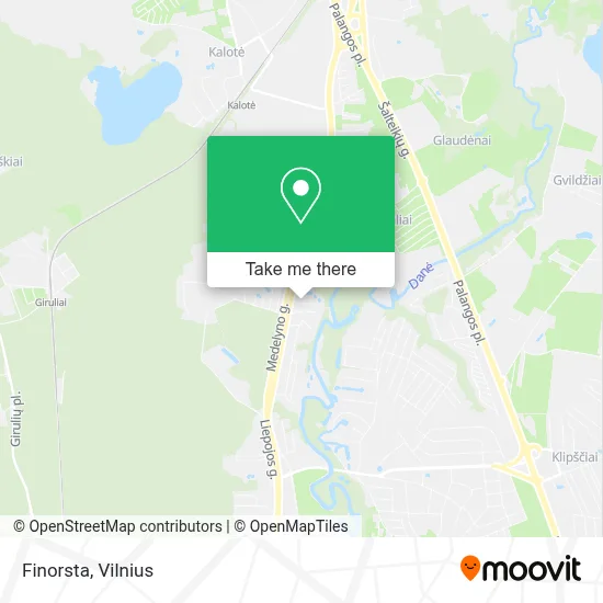 Finorsta map