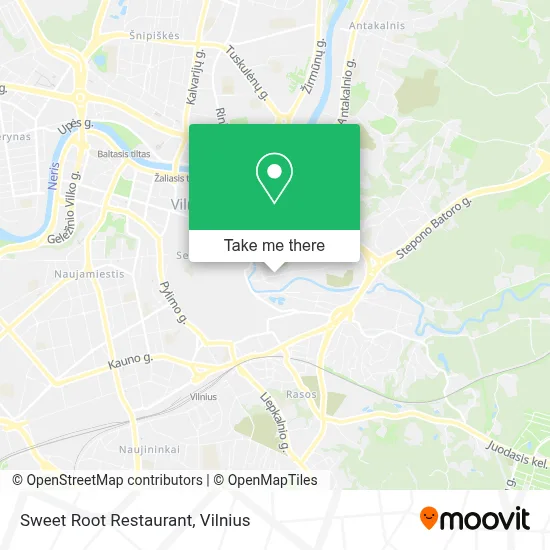 Sweet Root Restaurant map