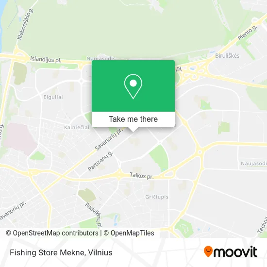 Fishing Store Mekne map
