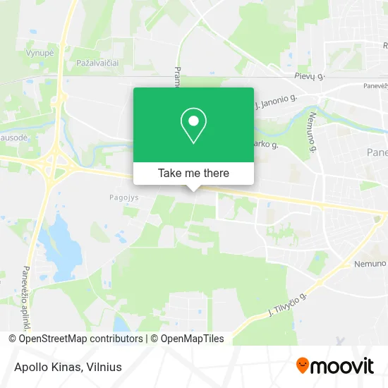 Apollo Kinas map