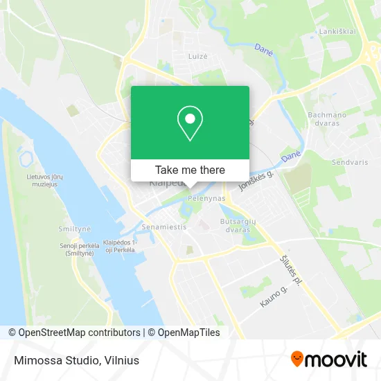 Mimossa Studio map