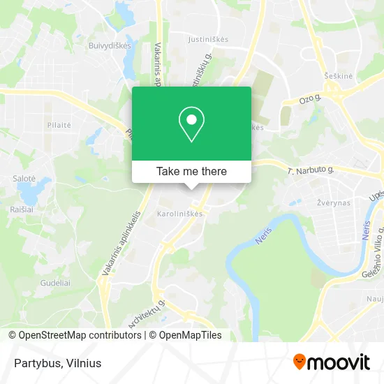 Partybus map
