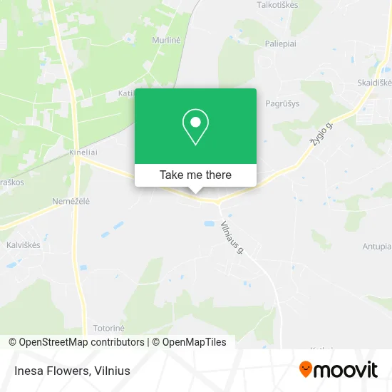 Inesa Flowers map