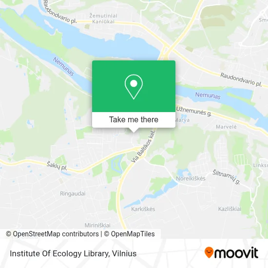 Institute Of Ecology Library map