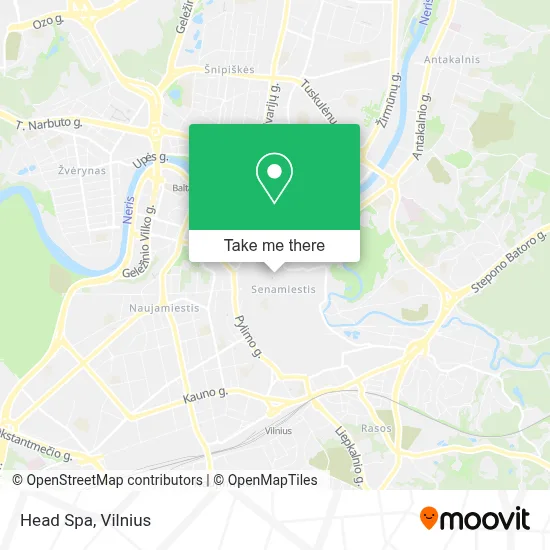 Head Spa map