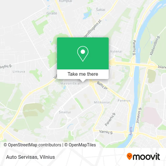 Auto Servisas map