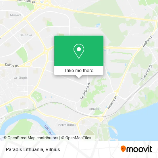 Paradis Lithuania map