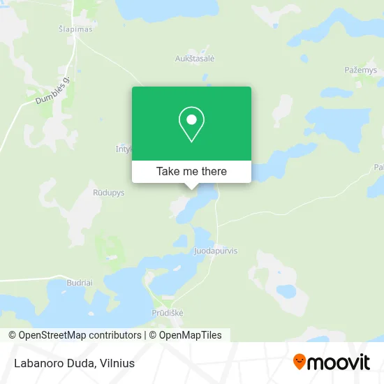 Labanoro Duda map
